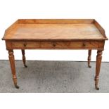 19th century satinwood writing or dressing table,