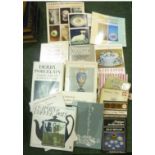 Porcelain & Pottery Collecting. 20 various books (in d.w's) & softback publications.