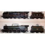 (2) Hornby. 4-6-2 loco & tender. 6242 'City of Glasgow', black, L.M.S.; 4-6-2 loco & tender.