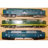 (3) Lima. Diesel locos. 9006 'The Fife & Forfar Yeomanry', blue, B.R.; D9003 'Weld', green, B.R.