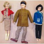 Thunderbirds. 3 figures: Lady Penelope, Parker & Tin-Tin.