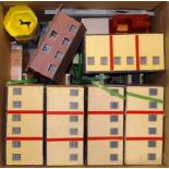 Box of various trackside buildings & flats.