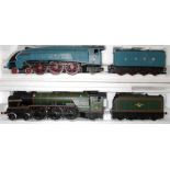 (2) Bachmann. 4-6-2 loco & tender. 27 'Merlin', blue, L.N.E.R.; 4-6-2 loco & tender.