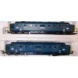 (2) Lima. Diesel locos. 55 017 'The Durham Light Infantry', blue, B.R.