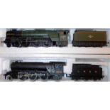 (2) Bachmann. 4-6-2 loco & tender. 60159/47 'Bonnie Dundee', green B.R.; 2-6-2 loco & tender.