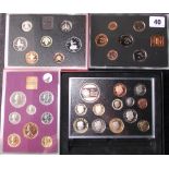 (4) 2010 proof set. 1987 proof set. 1970, 1978 brill. unc. sets. All cased.