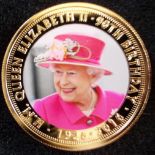 Commemorative medallion for the Queen's 90th birthday.