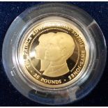 Guernsey. Gold £15. 1999. Proof. Cased.