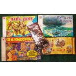 Various board games inc. Dad's Army, It's a Knockout, etc.