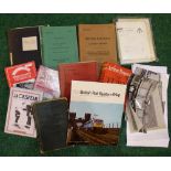 Railwayana, box of railway related books inc sectional appendices etc.