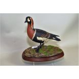 Border Fine Arts figure "Red-Breasted Goose", no. A2097, modelled by Jack Crewdson, ltd. ed. no.