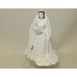 Royal Worcester porcelain figure "Her Majesty Queen Elizabeth II" produced for Diamond Wedding