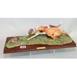 Border Fine Arts figure "Waterloo Chase (greyhounds & hares)", no.