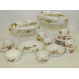 Small collection of Royal Worcester "Evesham" pattern Oven to Table ware,