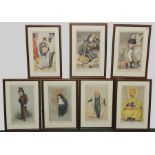 Set of five Vanity Fair humorous prints of "Sovereigns", no.