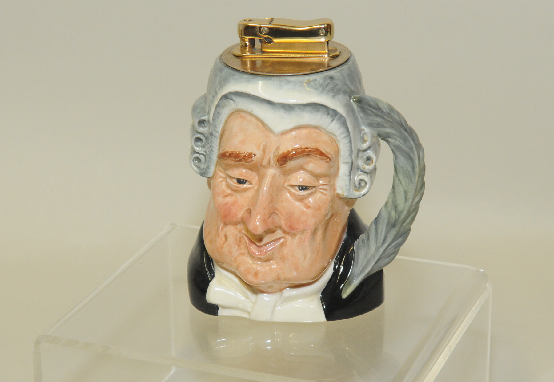 Royal Doulton table lighter "The Lawyer", D6504, 3½ high.