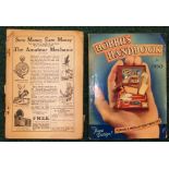 (2) Hobbies Handbook for 1950, also handicrafts Annual 1930, no cover.