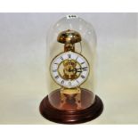 20th century German Hermle skeleton clock,