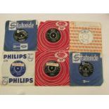 1960s, 45rpm records, qty 6, to include The Blueberries Mary Wells, Dion, most in company sleeves.