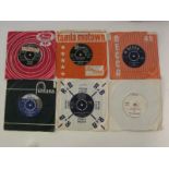 1960s, 45rpm records, qty 6, to include, Tracey Dey, The Carvelles hand written white label,
