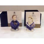 Two Royal Worcester Connoisseur Collection, bone china candle snuffers,