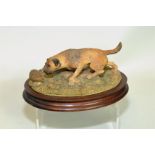 Border Fine Arts figure "Border Terrier (with hedgehog)", no.