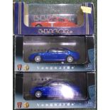 3 mint boxed Diecast Rovers & Jaguar.