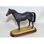 Border Fine Arts figure "Thoroughbred Stallion (standing)", style 2, no.