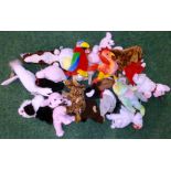 Box of TV Beanie Babies.