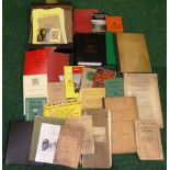 Railwayana, box of railway related books inc sectional appendices etc.