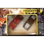 2 Progetto diecast Ferraris. Mint boxed.