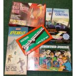 Various board games inc. Haunted House, Air Traffic Control etc.
