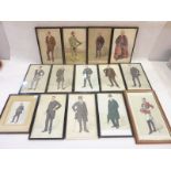 Set of twelve "Spy" prints of British politicians, aristocracy,