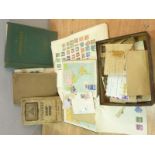 Good collection of schoolboy stamp albums & envelopes containing used World stamps in envelopes