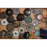 Collection of various 20th century fishing reels incl.