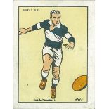 RUGBY, inc. complete (2), Wills & Churchmans; part set, UTC SA Rugby Clubs (11), G to VG, 111