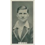 MILLHOFF, Famous Test Cricketers, complete, standard, VG to EX, 27