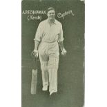 AUSTRALIAN LICORICE, English Cricketers (1928/9), complete, some scuffing to brown edges, FR (1)