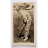 WILLS, Cricket Season 1928-29, Ponsford (Victoria), VG