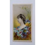 TADDY, Actresses with Flowers, No. 17, VG