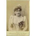 THEATRE, D'Oyly Carte, cabinet photo, Miss Geraldine Ulmar in costume as Gianetta from The