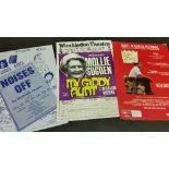 THEATRE PROGRAMMES, flyers and handbills, 1950's onwards, mainly provincial, some pre-London runs,