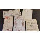 THEATRE PROGRAMMES, London selection, c.1900, FR to G, 30*