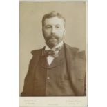 THEATRE, cabinet photo of The Late Mr D'Oyly Carte, by Alfred Ellis & Walery of London, mounted to