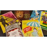 THEATRE PROGRAMMES, selection, 1940's onwards, inc. variety, revue, summer shows; London and