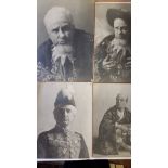 THEATRE, D'Oyly Carte, photos (on board), 6.5 x 8.25 (possibly from a display), four characters from