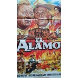 CINEMA, posters, mainly 30 x 40, inc. El Cid (three sheet), The Alamo (Italian), Duel at Diablo,