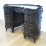 French Style Carved Desk
