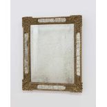 Giltwood Regency Style Etched Mirror