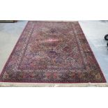 Karastan Carpet with Red Background
